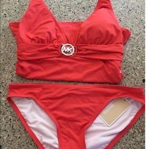 Michael Kors Swim - MK Red NEW never used liner still on it size L Michael Kors Swim - MK Red NEW never used liner still on it size L